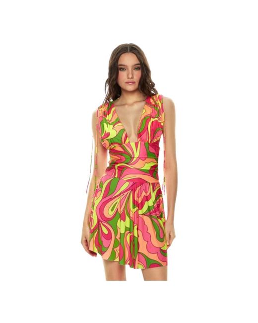 ME FUI Pink Short Dresses