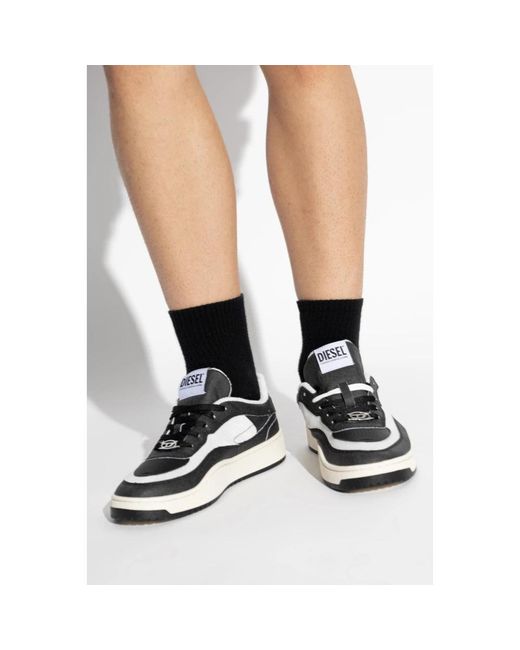 DIESEL Black Sneakers for men