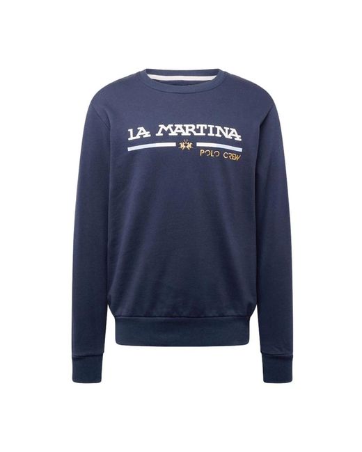La Martina Sweatshirts in Blue für Herren