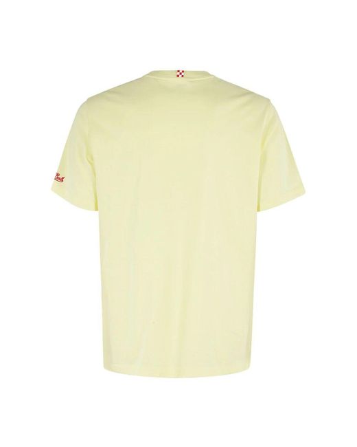 T-Shirts Mc2 Saint Barth de hombre de color Yellow