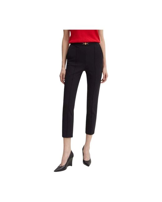 Elisabetta Franchi Blue Cropped Trousers