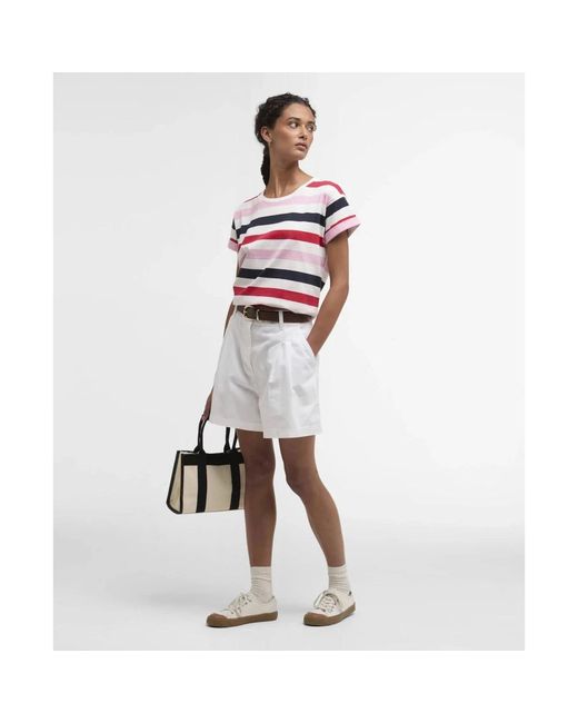 Barbour Lyndale Top in het White