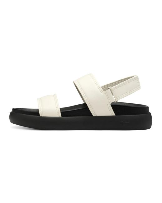 Tamaris Black Flat Sandals