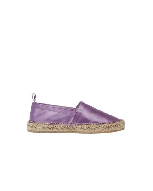 Scarosso Multicolor Lola Violet Silk Flats