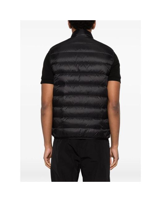Moncler Black Vests for men