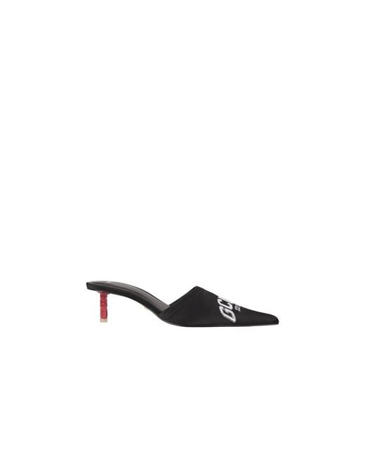 Gcds Black Heeled Mules