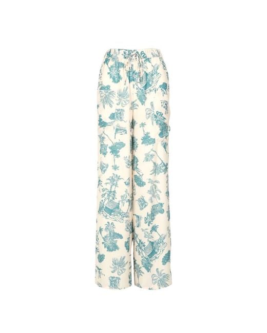 Wide Trousers Aniye By de color Blue