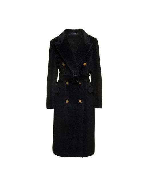Tagliatore Double-Breasted Coats in het Black