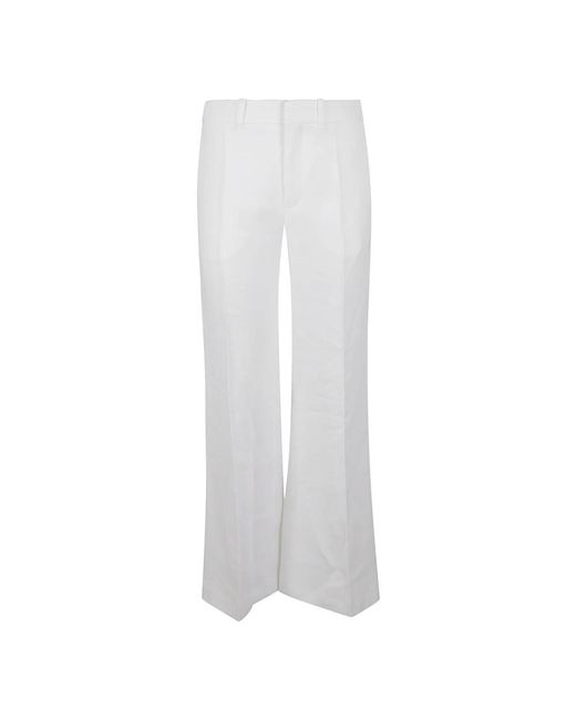 Wide Trousers di Chloé in White
