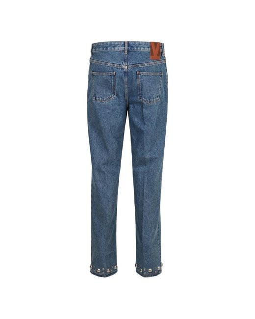 Valentino Garavani Blue Loose Fit Jeans for men