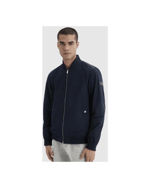 Woolrich Oak City Bomberjack in het Blue voor heren
