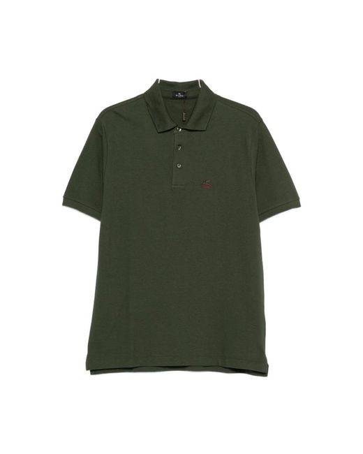 Etro Green Polo Shirts for men