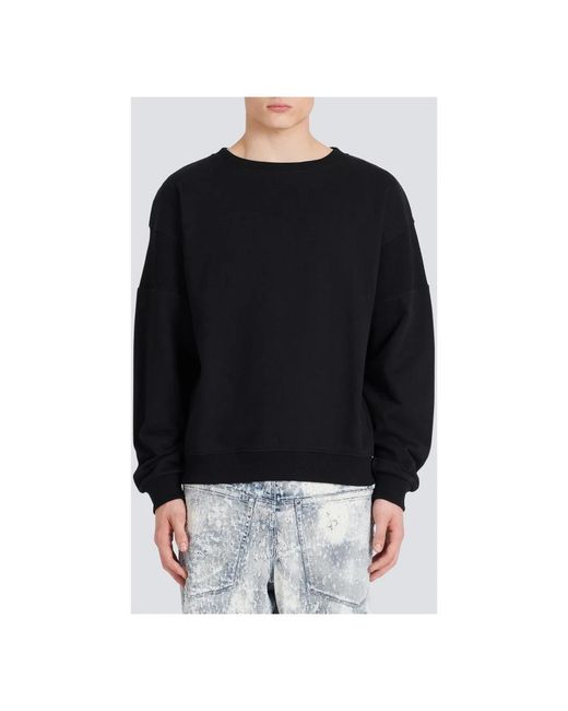 Balmain Multicolor Logo Print Cotton Sweatshirt for men