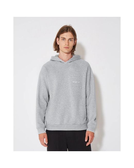 Philippe Model Gray Hoodies for men