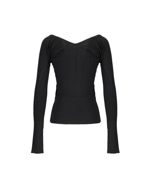 Jacquemus Black Pralu Top Im Hochstil