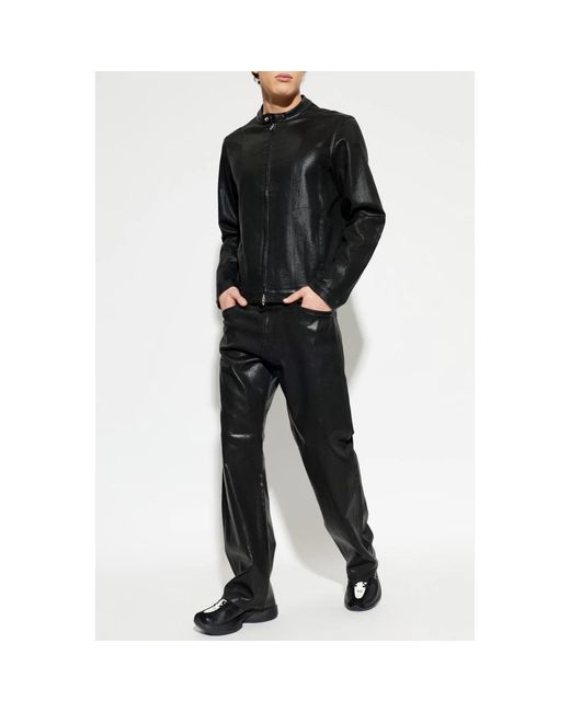DIESEL Jassen ,Zwart ,Katoen D-Glory Jogg Jacket in het Black voor heren