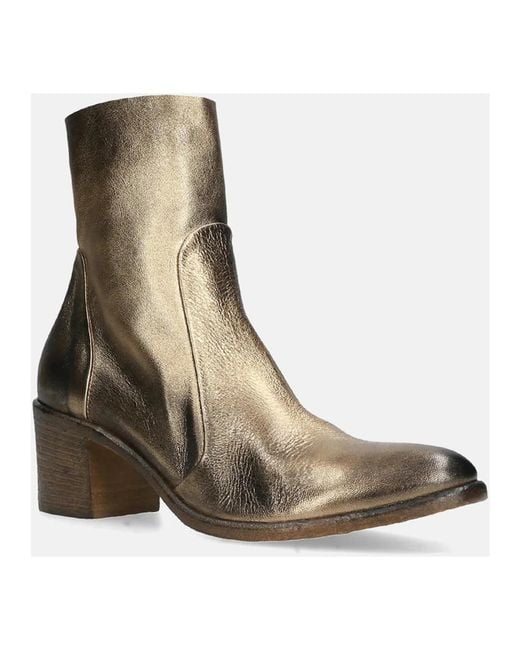 Strategia Brown Heeled Boots