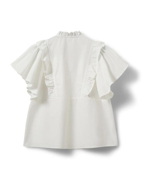 Sofie Schnoor Overhemden ,Wit ,Blouses in het White