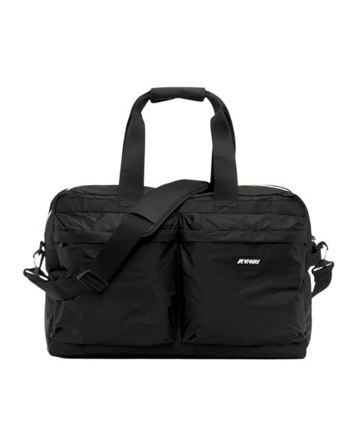 K-Way Black Weekend Bags for men