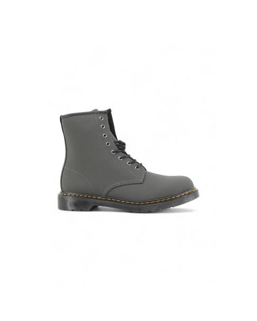 Dr. Martens Gray Lace-Up Boots
