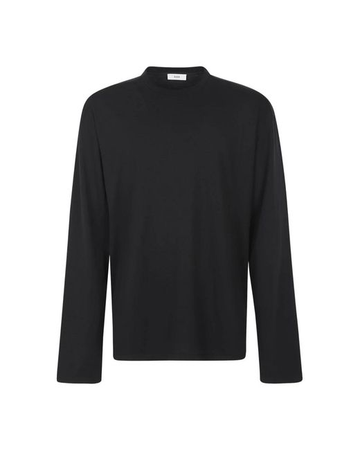Rier Tops ,Zwart ,Katoen Rondhals Jersey Katoenen T-Shirt in het Black voor heren