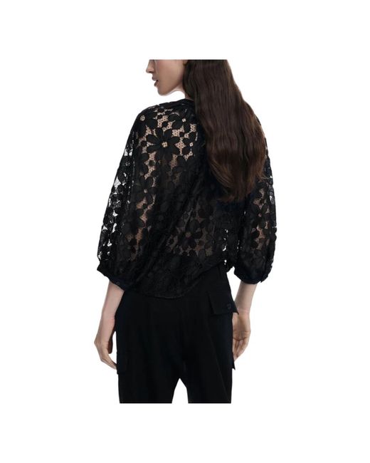 Blouses Desigual de color Black