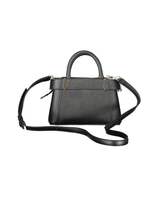 Guess Black Schwarze Polyethylen Damenhandtasche