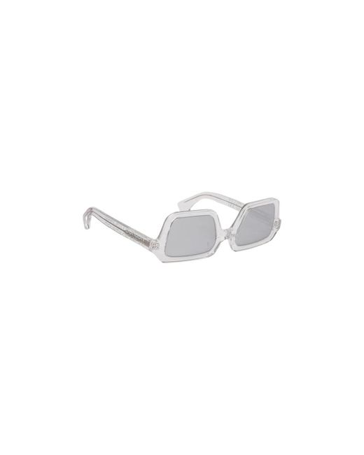 Marcelo Burlon White Sunglasses
