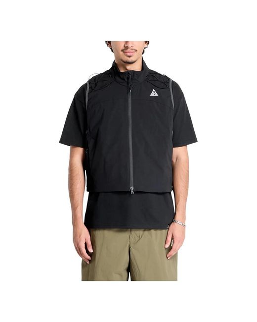 Nike Black Vests for men