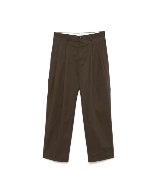 Laneus Brown Wide Trousers
