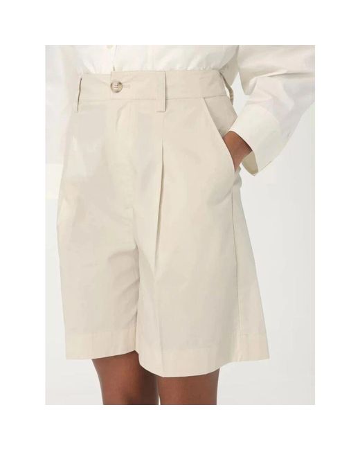 Woolrich Natural Casual Shorts