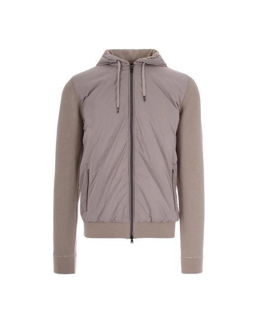 Zip-Throughs Herno de hombre de color Brown