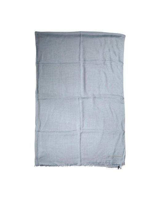 Dolce & Gabbana Gray Winter Scarves