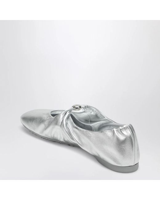 Loewe White Ballerinas