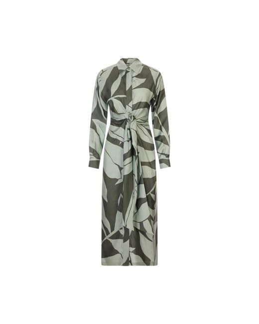 Max Mara Green Shirt Dresses