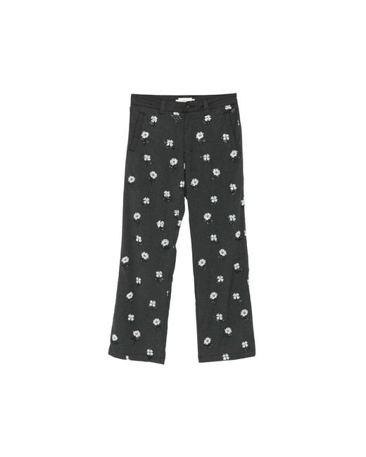 Honor The Gift Gray Straight Trousers for men