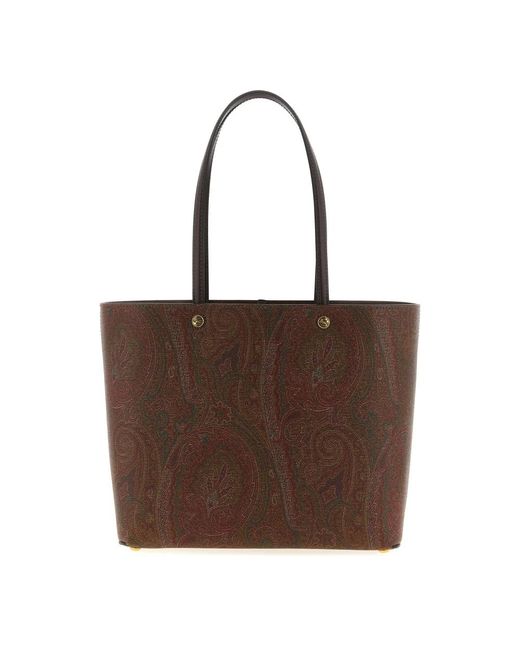 Etro Brown Shopping Bags