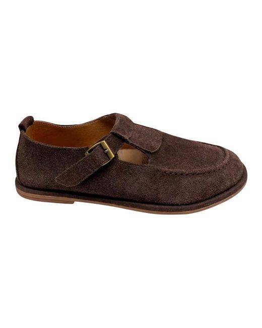 Santino Milano Brown Flat Shoes