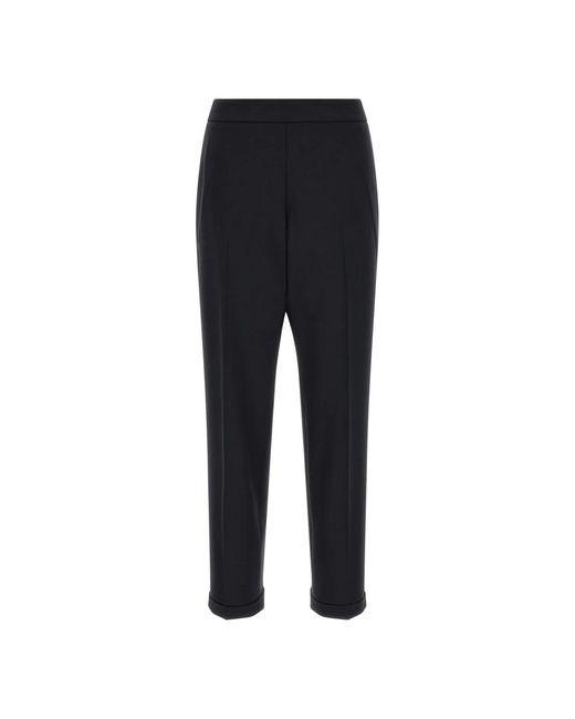 Alberto Biani Black Cropped Trousers
