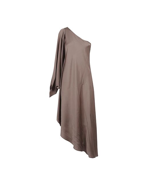 Silk95five Midi Dresses in het Brown
