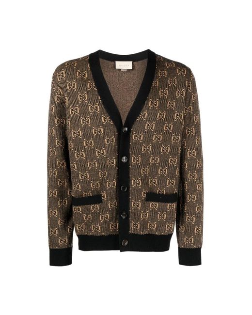 Gucci Brown Cardigans for men