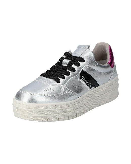 Tamaris Gray Low-Top Sneakers