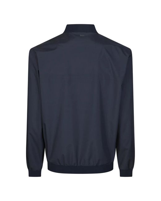 Herno Jassen ,Blauw ,Polyester Functionele Bomberjack in het Blue voor heren