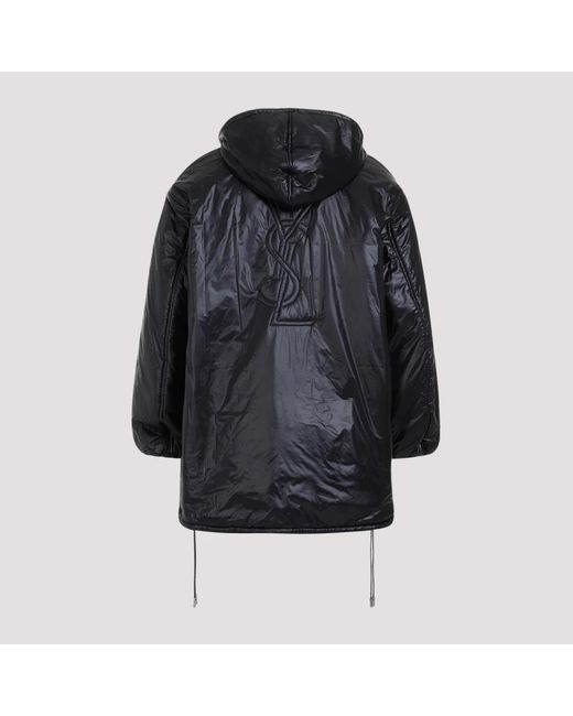 Saint Laurent Black Stylish Half-Zip Blouson Jacket For for men