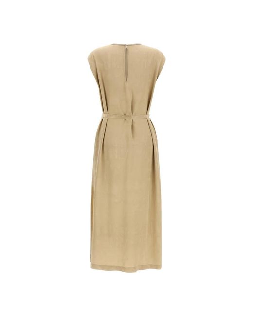 Peserico Natural Midi Dresses
