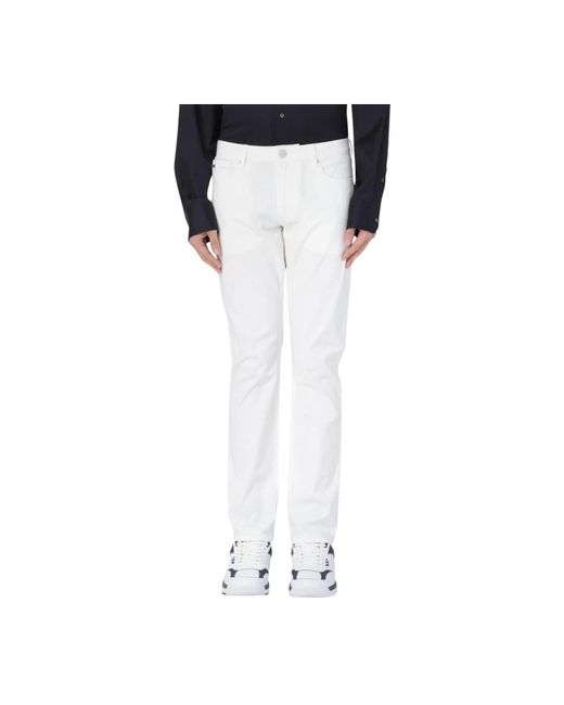 Emporio Armani Klassieke Denim Broek in het Black voor heren