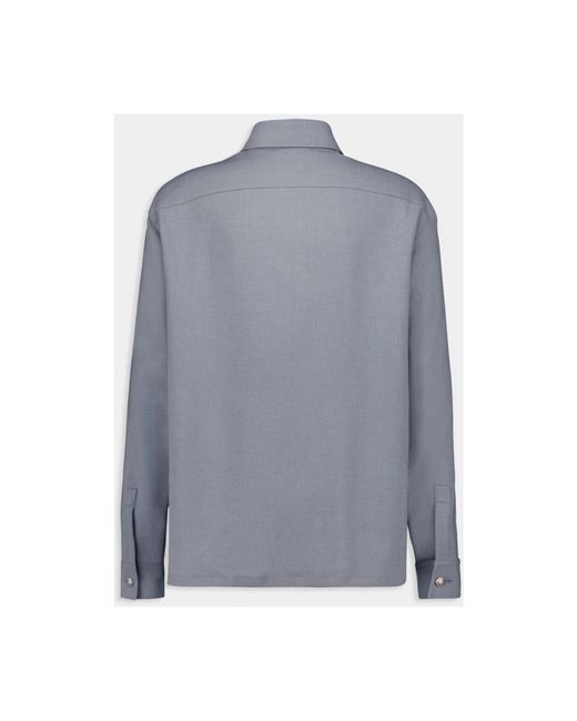 Balmain Overhemd Met Knopen in het Blue voor heren