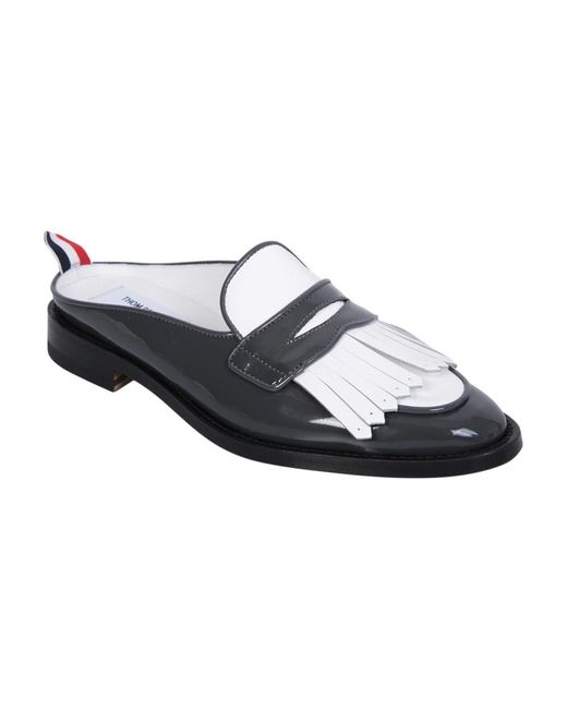 Thom Browne Blue Mules