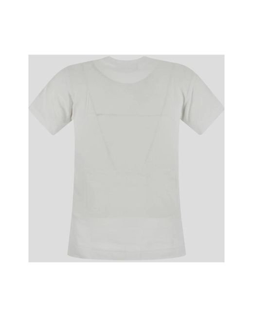 COMME DES GARÇONS PLAY White T-Shirts