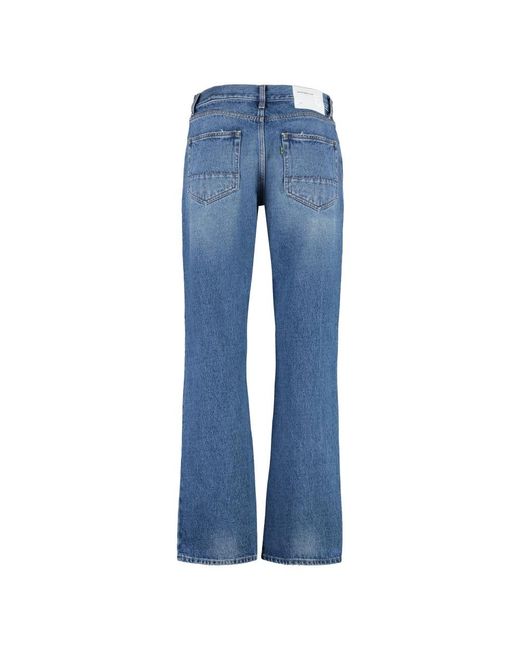 Department 5 Blue Straight Fit Jeans for men